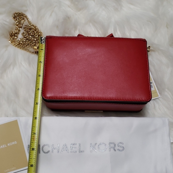 MICHAEL KORS JADE MD GUSSET BAG - Picture 2 of 13